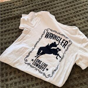 Wrangler White Graphic T-Shirt